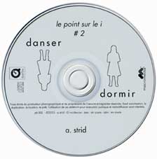 CD Danser Dormir d'A. Strid