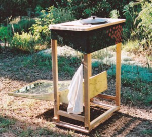Jardin d'Aujargues - cuisinière solaire